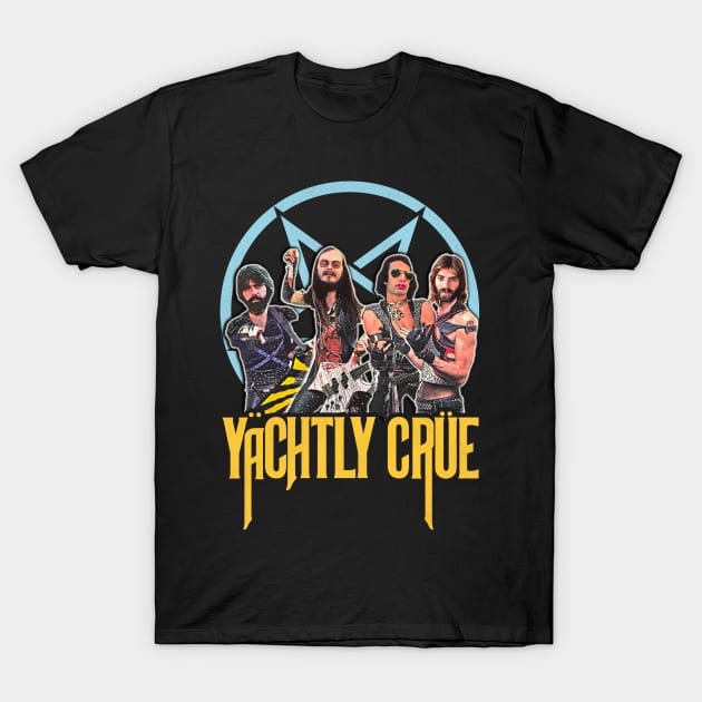 Metal Yacht Rock T-Shirt by darklordpug
